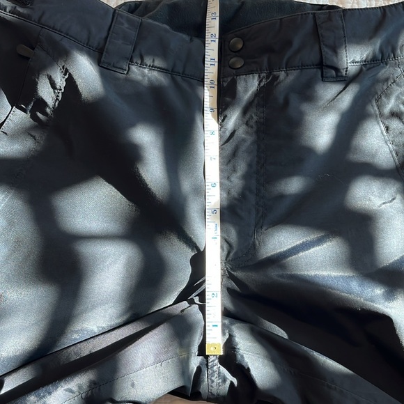 LL Bean Snow Pants Men’s Large Ski Snowboard Waterproof Black Ankle Zip Winter - Picture 7 of 9